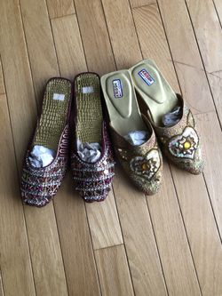 TRADITIONAL INDIAN PAKISTANI BANGALI WOMAN SHOES NEW