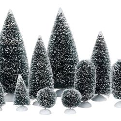 Trees & Topiaries For Christmas Villages