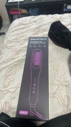 Wavy talk steam straightener