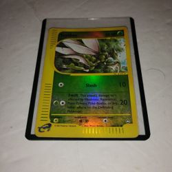 Rare Old 2002 Holo Pokemon - Scyther Card Foil / Hologram Card 106/147  