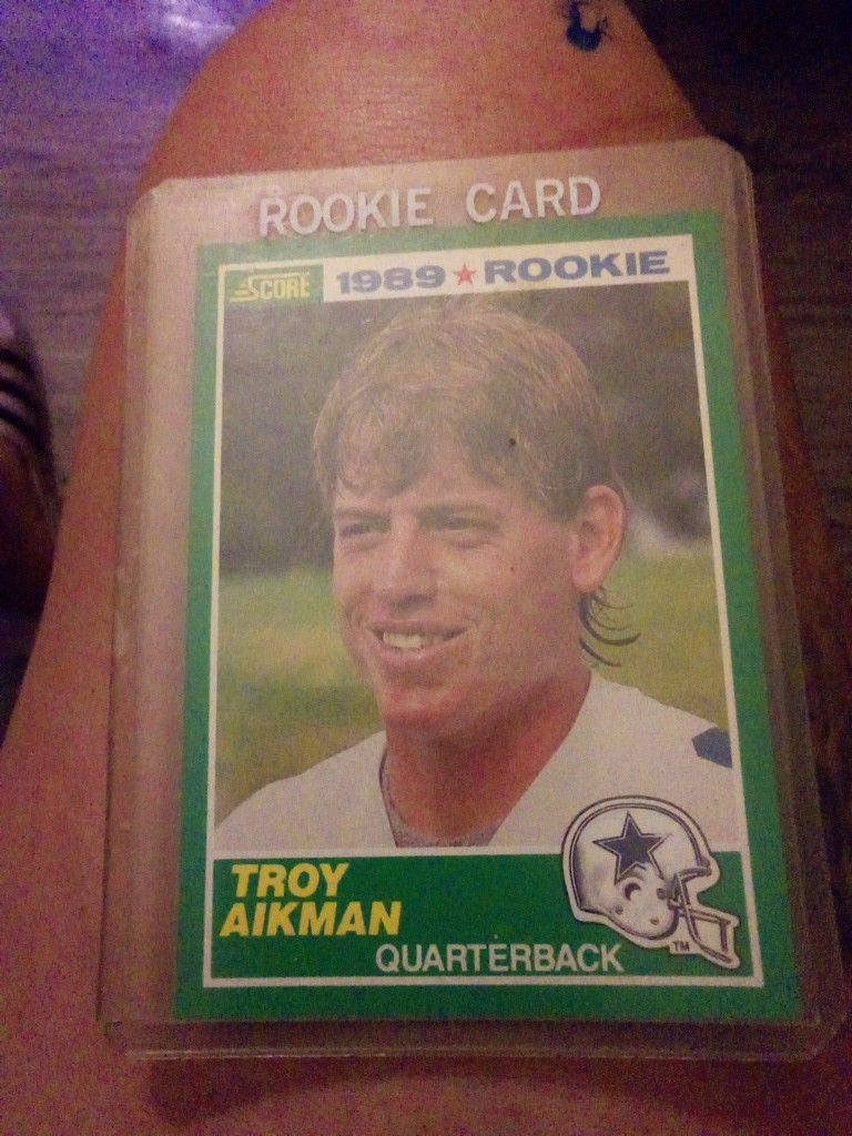 1989 Troy Aikman Rookie Card