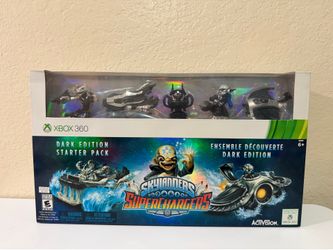 Microsoft XBOX 360 Skylanders Super Chargers Dark Edition Starter Pack New Sealed