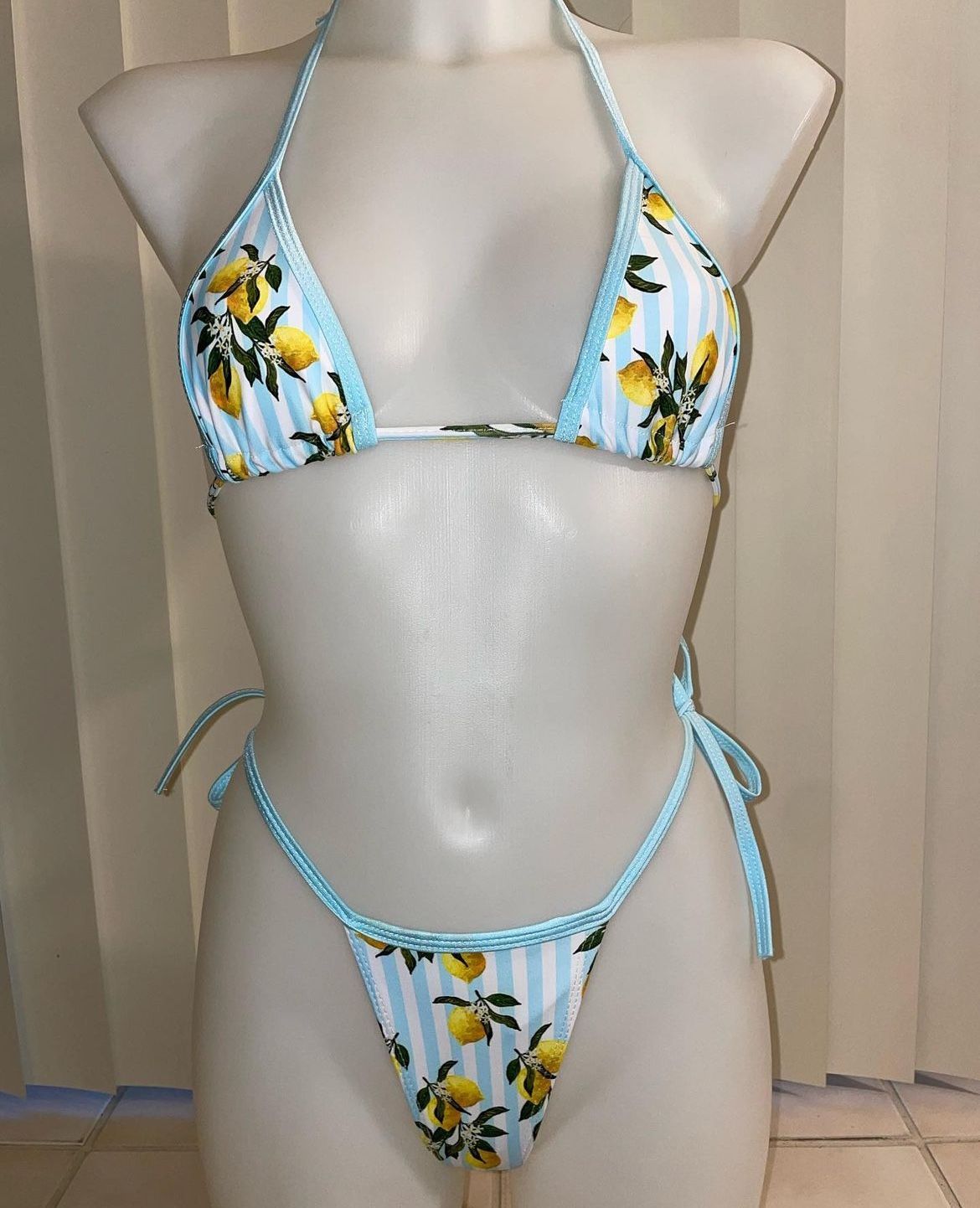 La Costanera Baby Blue Lemon Bikini