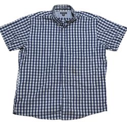 Eddie Bauer Men’s Purple/Multi Wrinkle Free Plaid Button Down Shirt Size XL