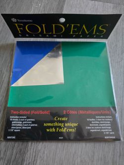 Vintage Sealed Yasutomo Fold'Ems Two-Sided Origami Paper