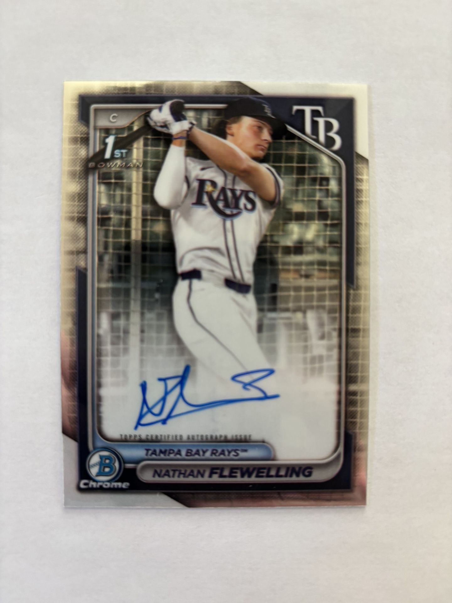 2024 Bowman Chrome 1st AUTO Nathan Flewelling 