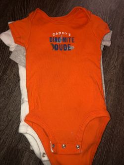 Set of 5 baby onesies