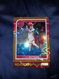 2024-25 Panini NBA Hoops Cam Whitmore"Orange Explosion" parallel. #24/25