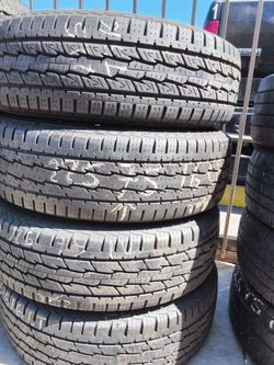 Set 4 used Tires