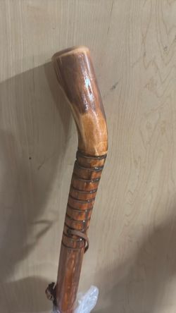 55” Wooden Hiking Stick / Walking Cane – RMS Balance Support