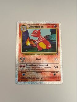 2002 POKEMON LEGENDARY COLLECTION 37 CHARMELEON-REVERSE FOIL