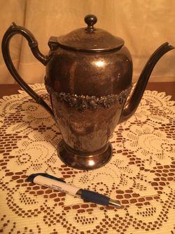 Silver tea pot