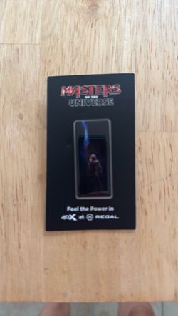 Masters of the Universe Exclusive Enamel Pin - He-Man Movie Promo - New