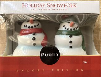 Publix Snow Folk Frosty The Snowman And Wife