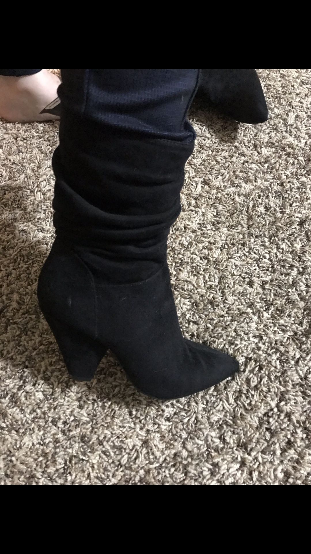 Black booties