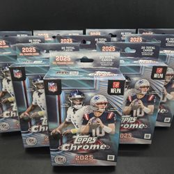 2025 Topps Chrome NFL Football Hanger Boxes