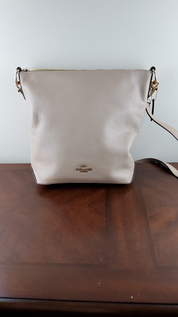 Coach Abby Duffle Pepple Shoulder Purse