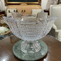 A Magnificent Special Edition Waterford Crystal Footed Bowl a Georgian Collection🌷