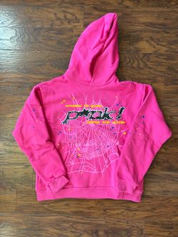 Sp5der Pink Hoodie