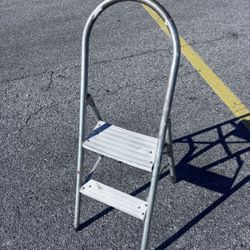 2-Step Stool Ladder Foldable Lightweight Strong Sturdy Aluminum