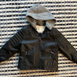 Toddler Leather Jacket 3T