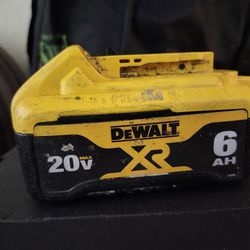 DeWalt 20v Battery 6ah
