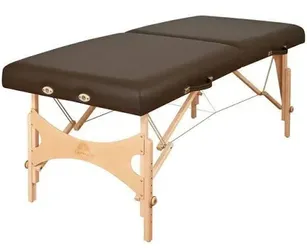 Massage bed table without neck rest