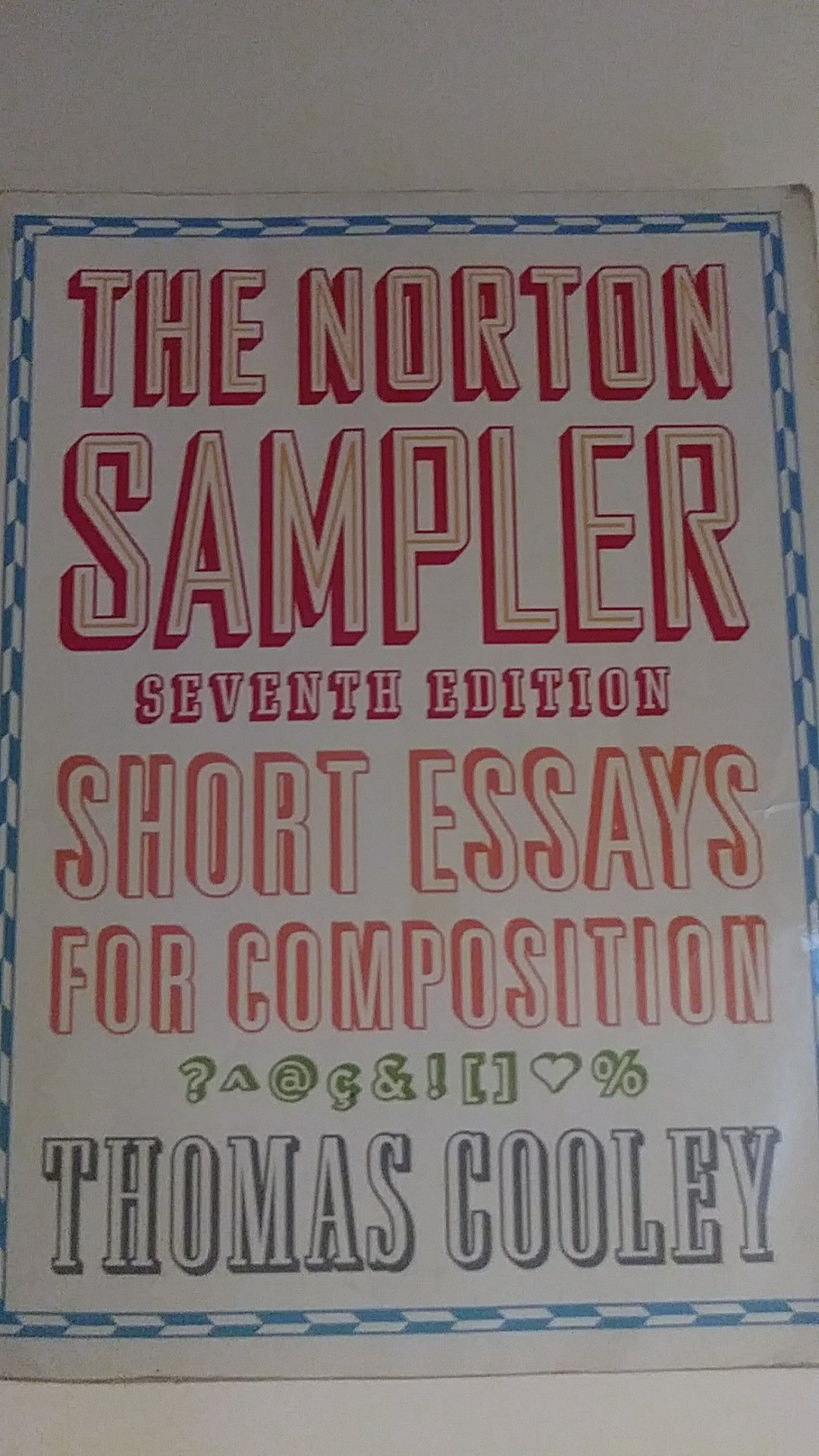 The Norton Sample 7th Edition by Thomas Cooley