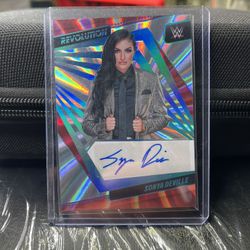 2022 Panini Revolution WWE - Sonya DeVille Sunburst Auto /99