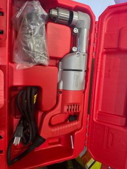 7 Amp Corded 1/2 in. Corded Right-Angle Drill Kit with Hard Case