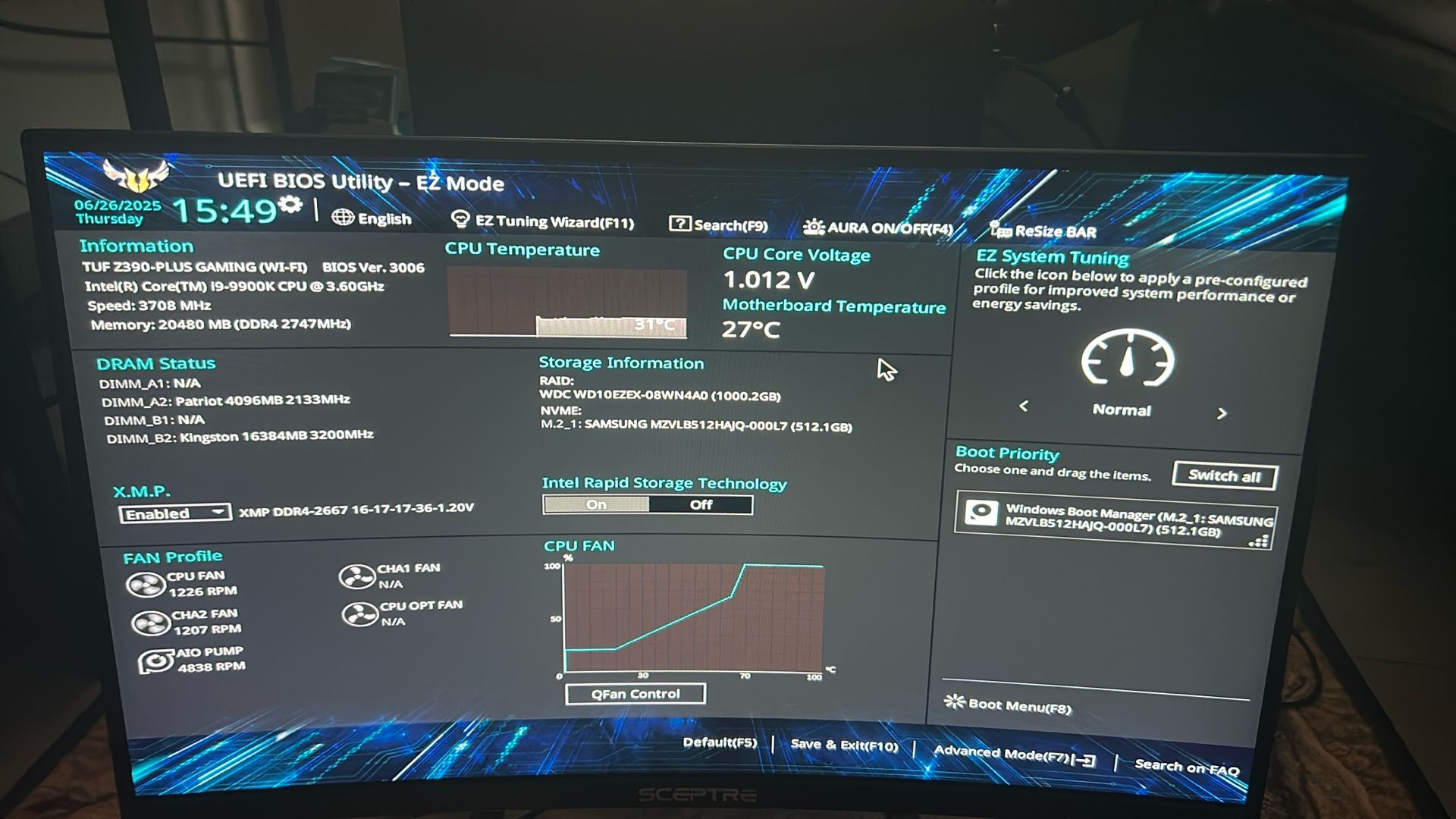 Broken Pc ( Has All Parts Needed Inside)