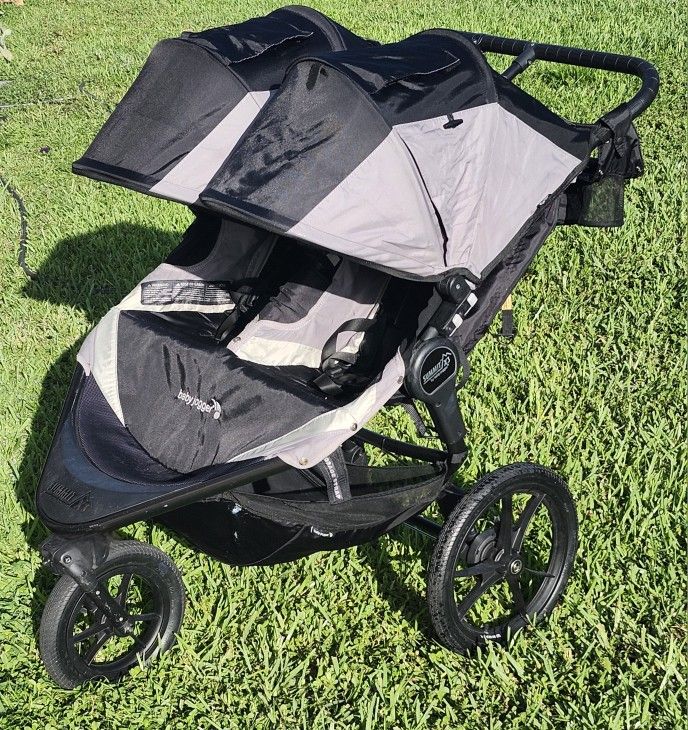 BABY JOGGER SUMMIT X3 JOGGING DOUBLE TWIN STROLLER LIKE BOB