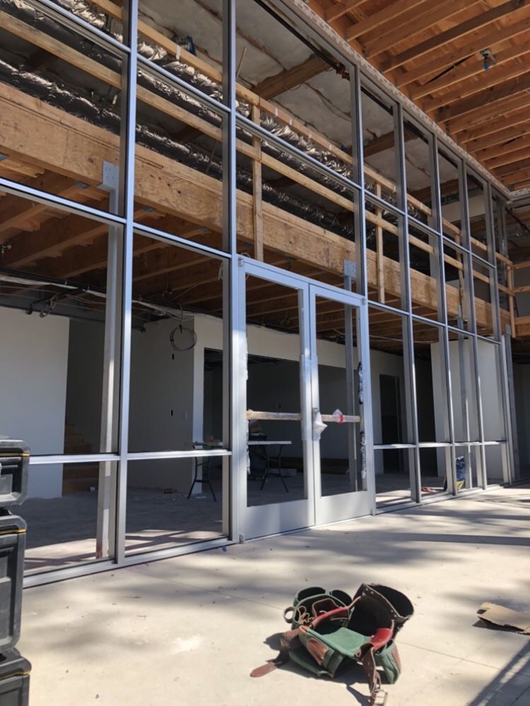 Frameless Showers /enclosures , Storefront Systems Patio Sliders