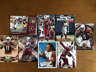 Larry Fitzgerald football card lot