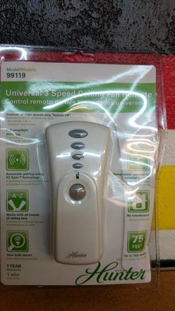 Universal 3 Speed ceiling fan remote