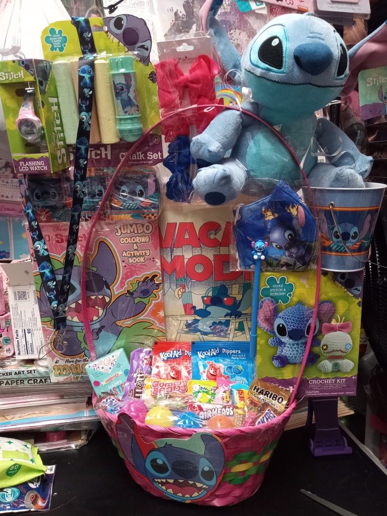 STITCH EASTER BASKET $65 ✔️PRICE IS FIRM!!!✔️