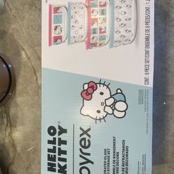 Hello Kitty Pyrex Glass Container