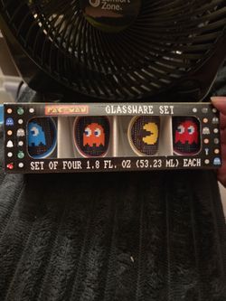 Pac-Man shot glasses
