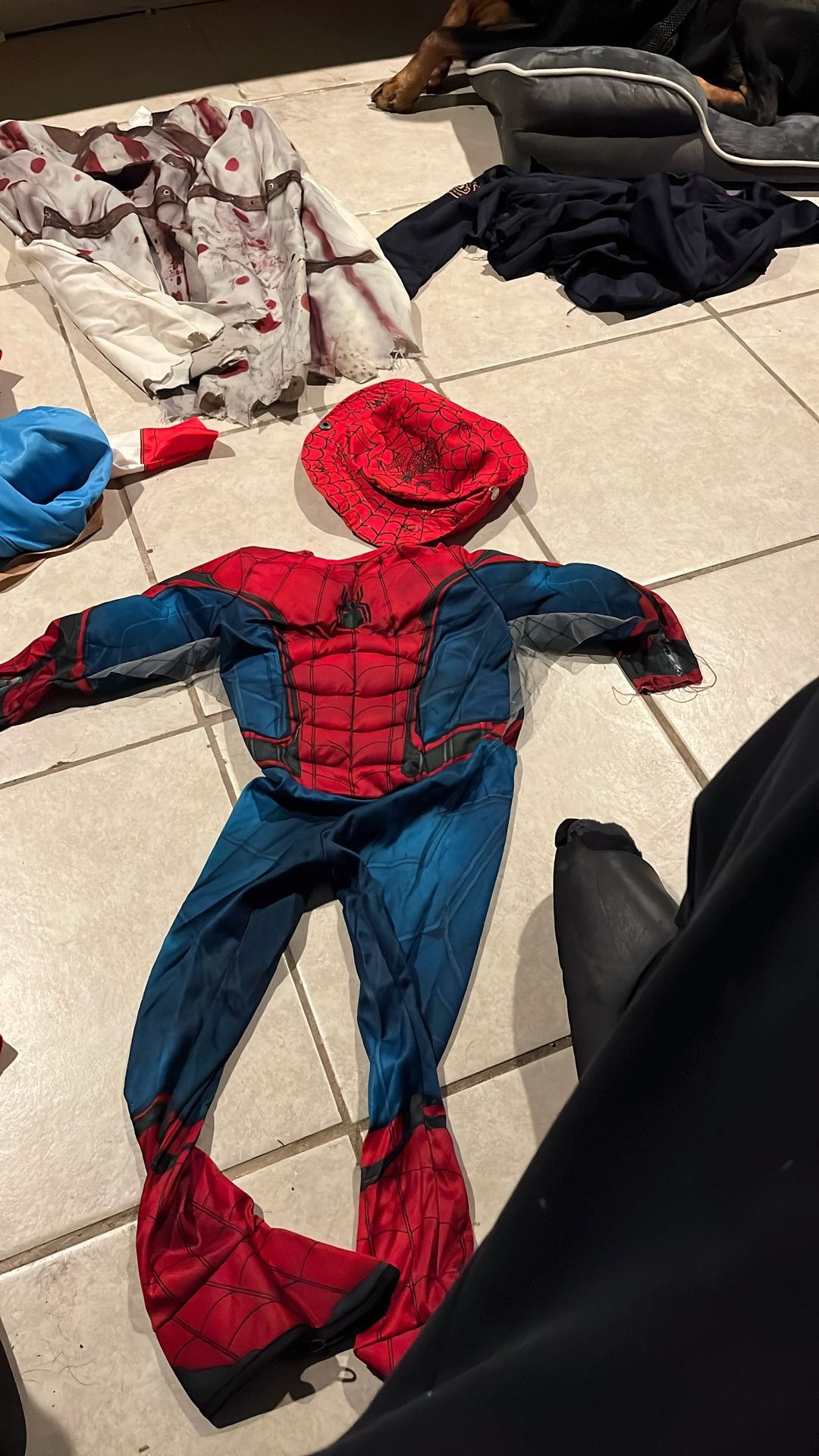 Spider Man Costume With Little Hat
