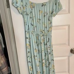 Miami Sundress, Aqua, Size S