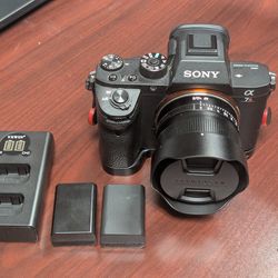 Sony A7R II Full Frame 42.4mp BSI Sensor with 40mm f/2 Lens
