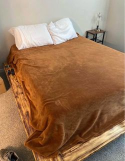 Custom homemade bed frame