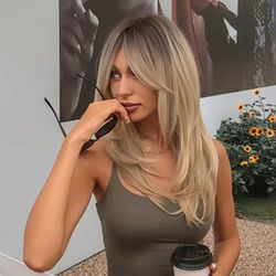 Gradient Platinum 20inchi/50cm Synetic wig