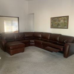 Leather Sectional Couch