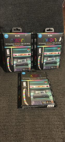 Neon wireless led strips with remote control
