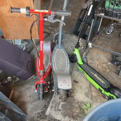 Razors, electric bikes