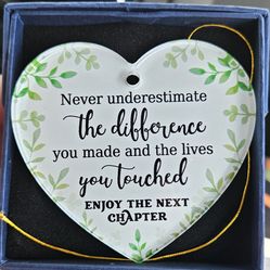 Heart Shaped Farewell Gift New in Box