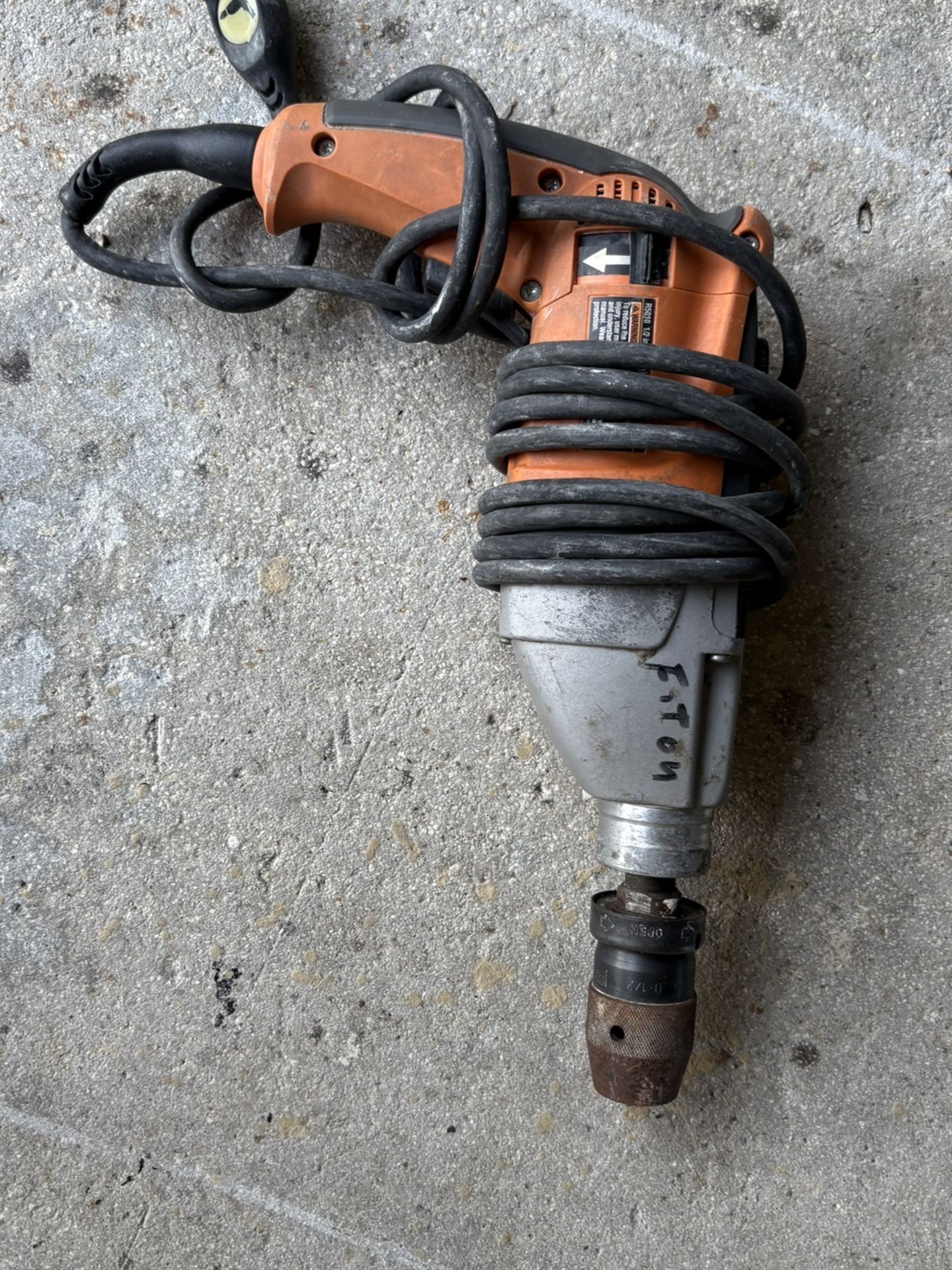 RIDGID Heavy-Duty Right Angle Drill – Corded Power Tool