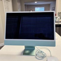 2021 24” Apple iMac (M1, 8-Core GPU, 8GB RAM, 256GB SSD) – Excellent Condition