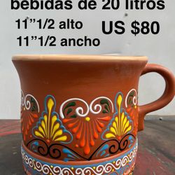 Jarrones De Barro Para Mixtear Bebidas De 20 Litros 